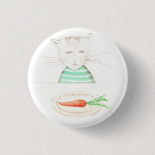 Alphonse le Chat 1 Inch Round Button