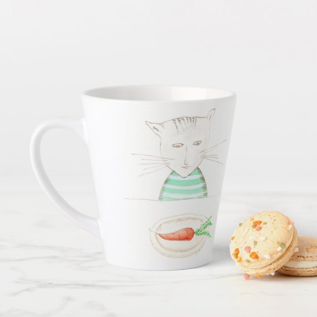 Alphonse le Chat  Latte Mug (In Situ)