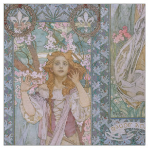 Alphonse Maria Mucha - Art Nouveau DIY Fabric