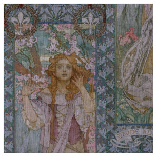 Alphonse Maria Mucha - Art Nouveau DIY Fabric