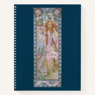 Alphonse Maria Mucha – Jeanne d'Arc Jugendstil Art Notebook