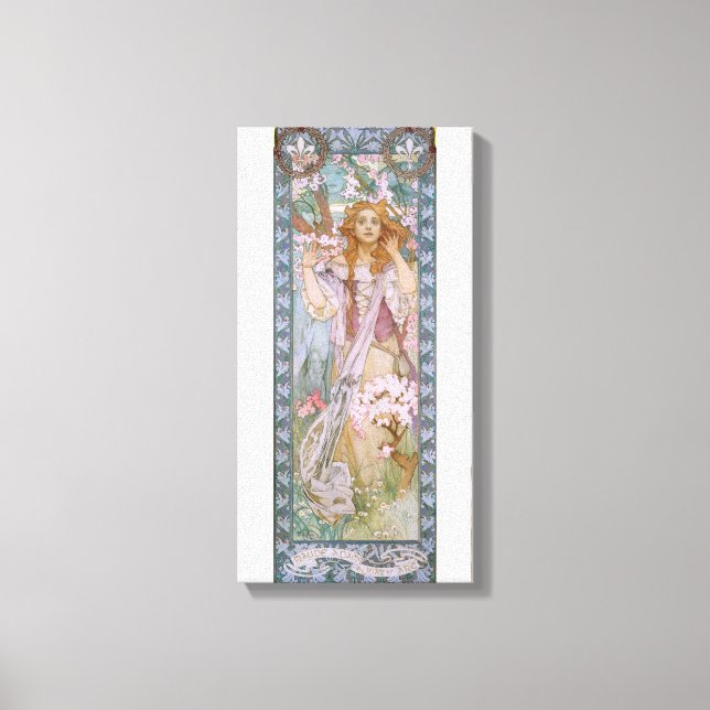 Alphonse Maria Mucha - Maude Adams as Joan of Arc Canvas Print (Front)