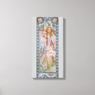 Alphonse Maria Mucha - Maude Adams as Joan of Arc Canvas Print