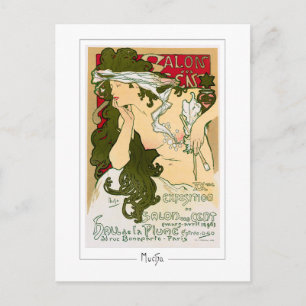 Alphonse Mucha #115 - Carte postale d'art fin