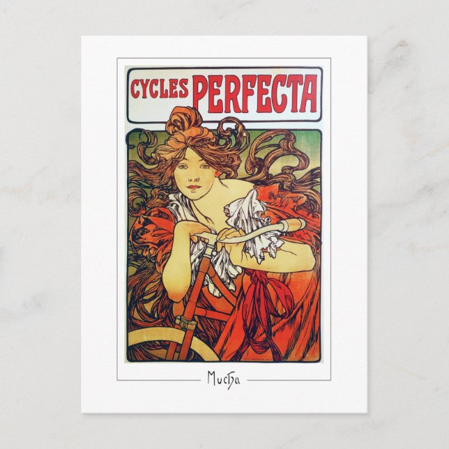 Alphonse Mucha #140 - Fine Art Postcard (Front)