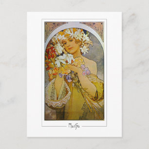 Alphonse Mucha #142 - Carte postale d'art fin