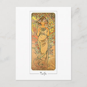 Alphonse Mucha #160 - Carte postale d'art fin