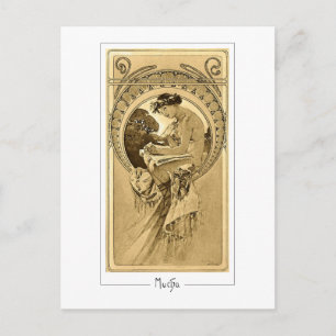 Alphonse Mucha #161 - Carte postale d'art fin