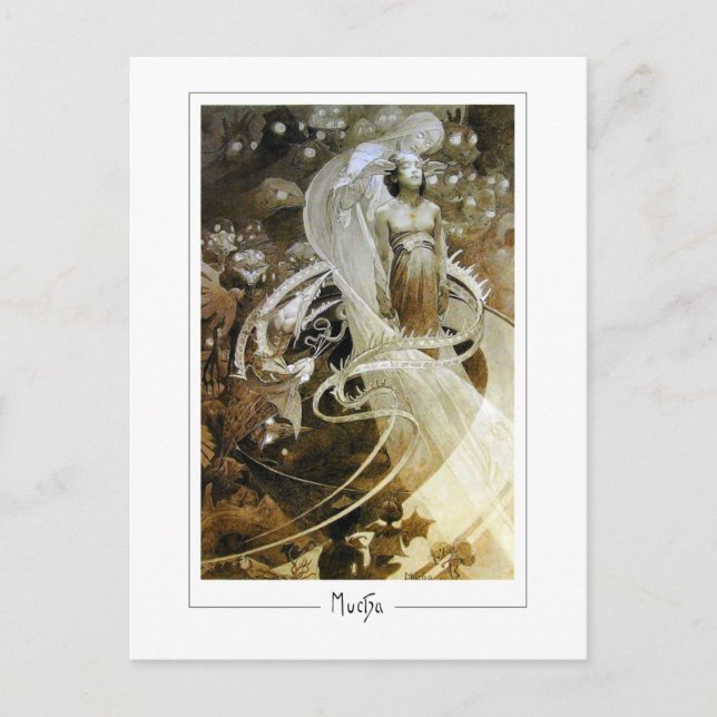 Alphonse Mucha #171 - Fine Art Postcard (Front)