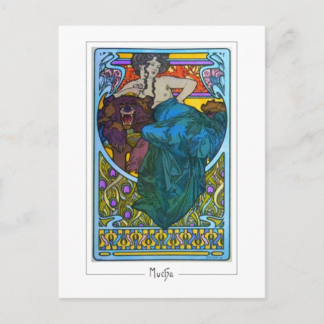 Alphonse Mucha #176 - Fine Art Postcard (Front)