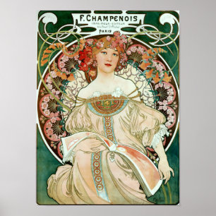 Alphonse Mucha 1895 Poster
