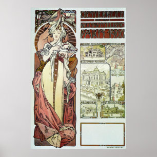 Alphonse Mucha. 1900 Poster