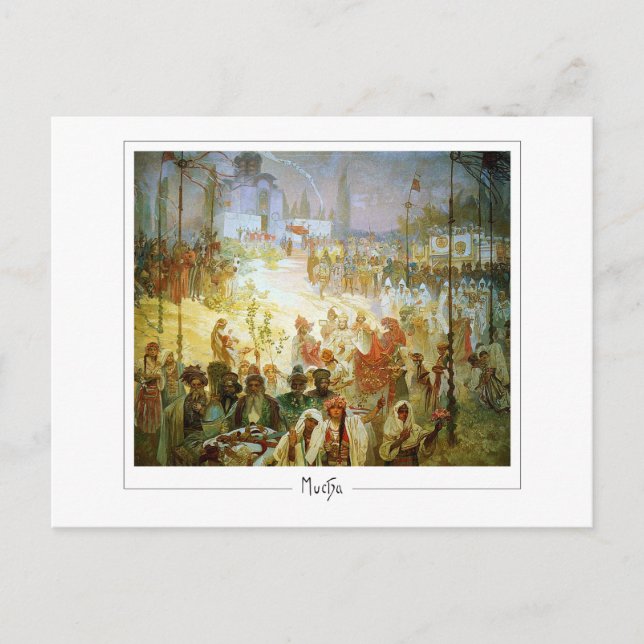 Alphonse Mucha #208 - Fine Art Postcard (Front)