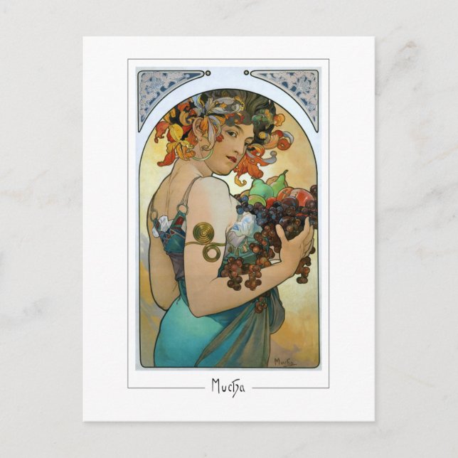 Alphonse Mucha #220 - Carte postale Art (Devant)