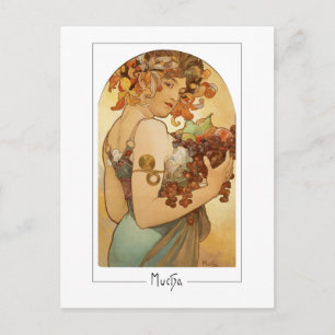 Alphonse Mucha #220 - Carte postale d'art fin