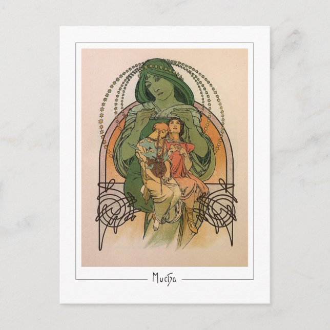 Alphonse Mucha #232 - Carte postale Art (Devant)