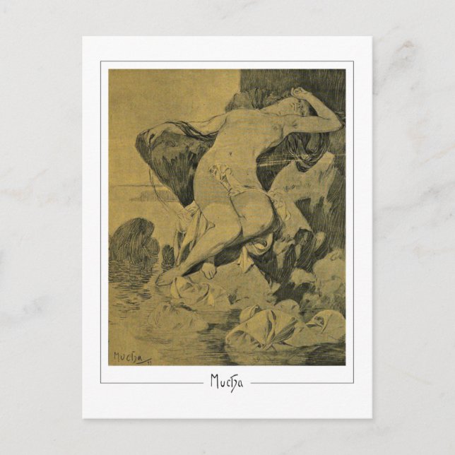 Alphonse Mucha #242 - Fine Art Postcard (Front)