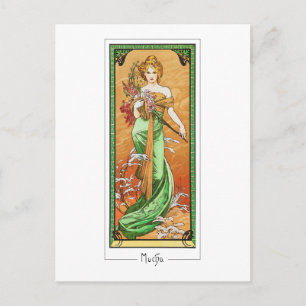 Alphonse Mucha #247 - Carte postale d'art fin