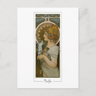 Alphonse Mucha #260 - Carte postale d'art fin