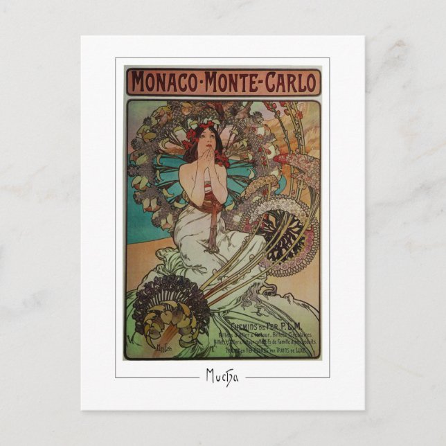 Alphonse Mucha #262 - Fine Art Postcard (Front)