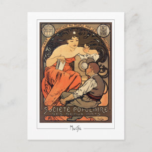 Alphonse Mucha #266 - Carte postale d'art fin
