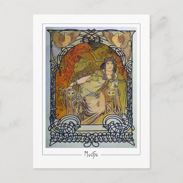 Alphonse Mucha #300 - Carte postale Art (Devant)