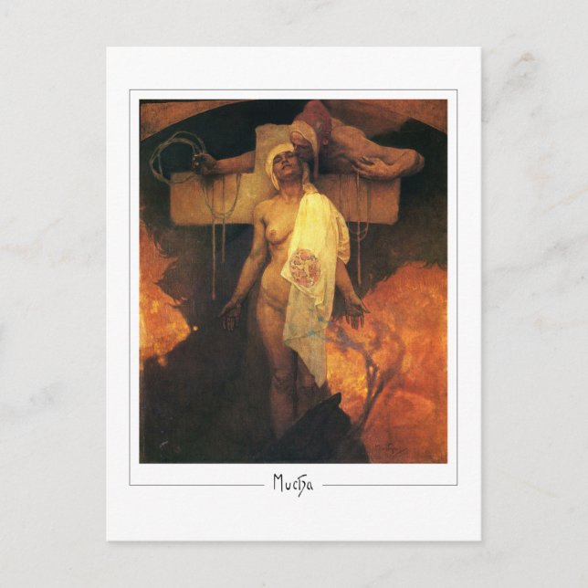 Alphonse Mucha #305 - Fine Art Postcard (Front)