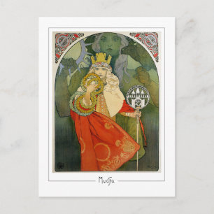 Alphonse Mucha #312 - Carte postale d'art fin