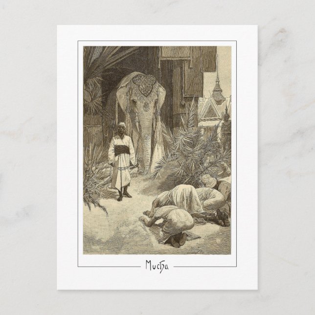 Alphonse Mucha #75 - Carte postale d'art fin (Devant)
