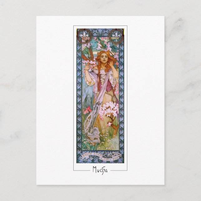 Alphonse Mucha #96 - Carte postale Art (Devant)
