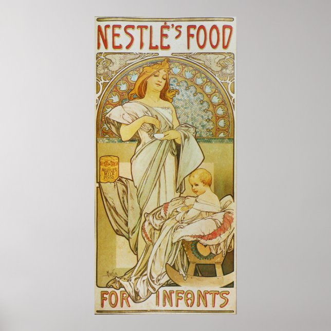 Alphonse Mucha.Advertising Poster, 1898 Poster (Front)
