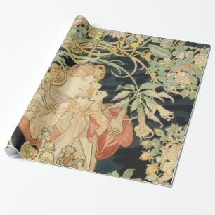 Alphonse Mucha -  Alphonse Wrapping Paper
