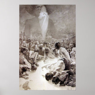 Alphonse Mucha - An illustration from Le Pater Poster