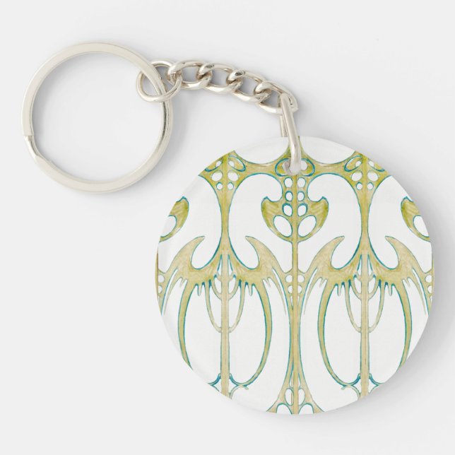 Alphonse Mucha Art abstrait et signature (Devant)