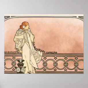 Alphonse Mucha Art Deco Poster
