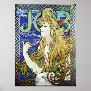 Alphonse Mucha Art Nouveau Advertising Poster