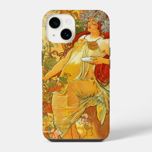 Alphonse Mucha Art Nouveau Autumn iPhone 14 Case