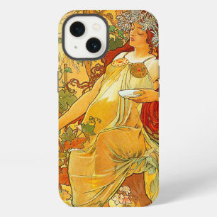 Alphonse Mucha Art Nouveau Autumn iPhone 13 Case