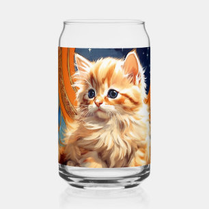 Alphonse Mucha Art Nouveau Chat orange