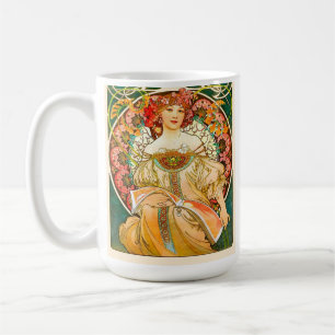 Alphonse Mucha Art Nouveau Daydream Coffee Mug