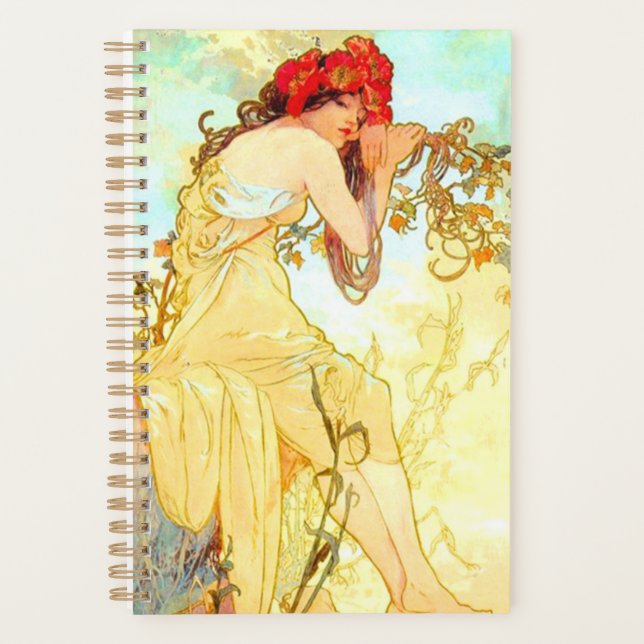 Alphonse Mucha Art Nouveau Été (Devant)