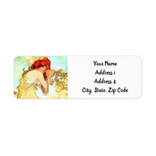 Alphonse Mucha Art Nouveau Été