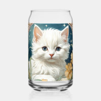 Alphonse Mucha Art Nouveau Kitten
