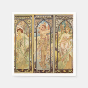 Alphonse Mucha – Art Nouveau Master Napkin