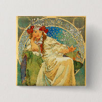 Alphonse Mucha Art Nouveau Princess Hyacinth
