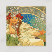 Alphonse Mucha Art Nouveau Princess Hyacinth