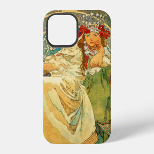 Alphonse Mucha Art Nouveau Princess Hyacinth iPhone 12 Case