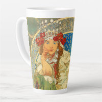 Alphonse Mucha Art Nouveau Princess Hyacinth