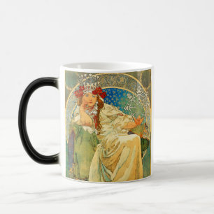 Alphonse Mucha Art Nouveau Princess Hyacinth Magic Mug