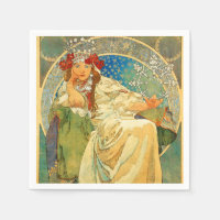 Alphonse Mucha Art Nouveau Princess Hyacinth